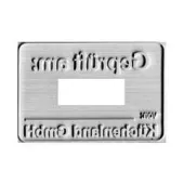Rubber stamp plate 4727