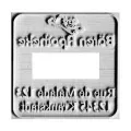 Rubber stamp plate 4724