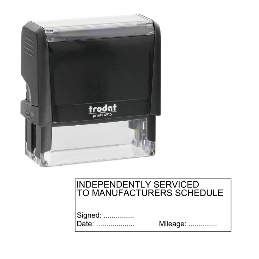 Independently Serviced Mechanic Stamp – Trodat Printy 4915 (Custom Stamp for Vehicle Documentation) Independently Serviced Mechanic Stamp – Trodat Printy 4915 (Custom Stamp for Vehicle Documentation)