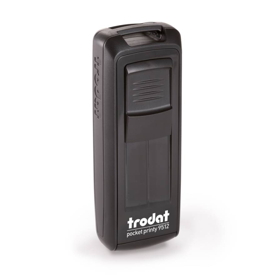 Trodat Pocket Printy 9512 black/black - eco black/eco black Trodat Pocket Printy 9512 black/black - eco black/eco black