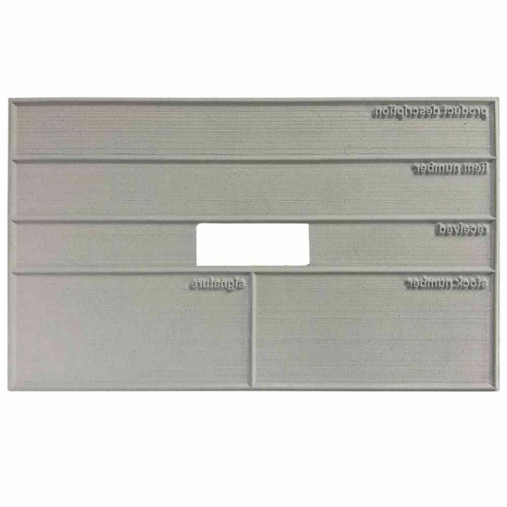 Rubber stamp plate Trodat 54120