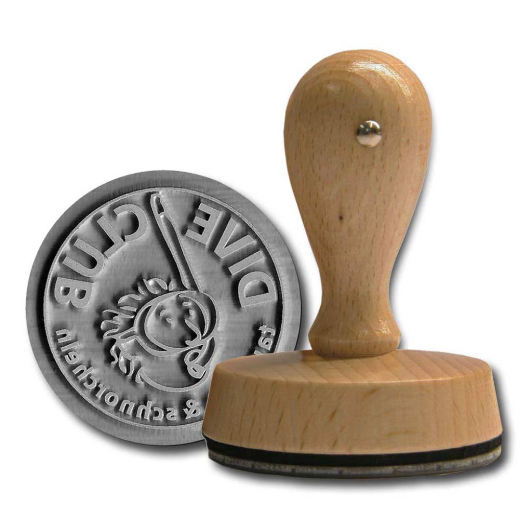 Wooden Stamp round d-60 mm