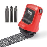 Trodat ID Protector + Ink Roller – With Integrated Box & Letter Opener (3in1) – incl. 3 Refill Inks