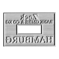 Rubber stamp plate 4726 Rubber stamp plate 4726