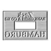 Rubber stamp plate 4726
