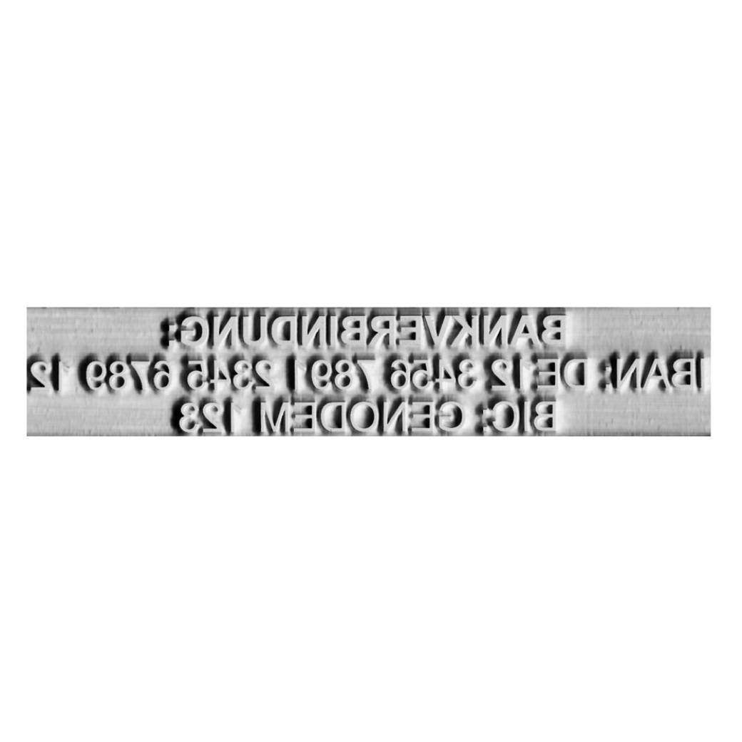 Textplatte Trodat Printy 4918