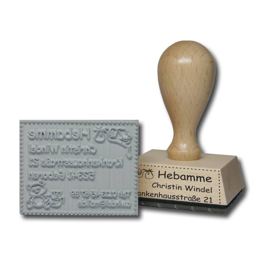Wooden stamp Wooden stamp